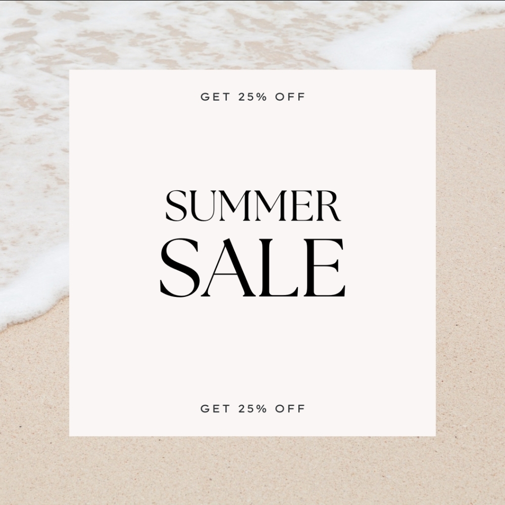 VACATION SUMMER SALE 25% OFF SELECT ITEMS
